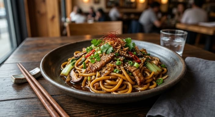 Ginger-Soy Garlic Noodles