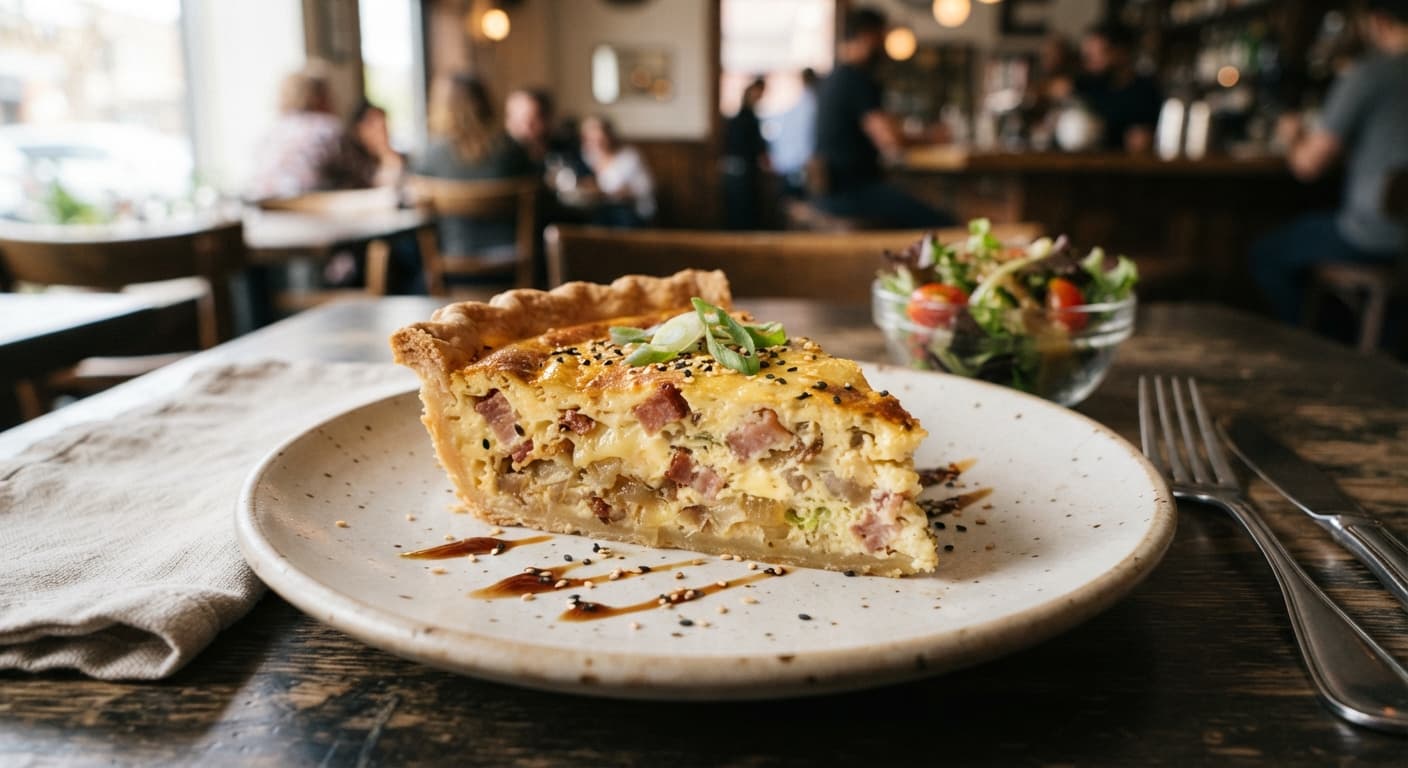 Ginger‑Soy Quiche Lorraine