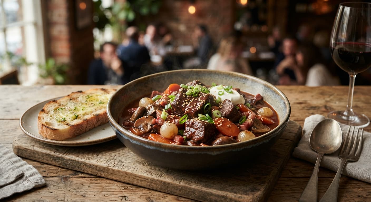 Gochujang Beef Bourguignon