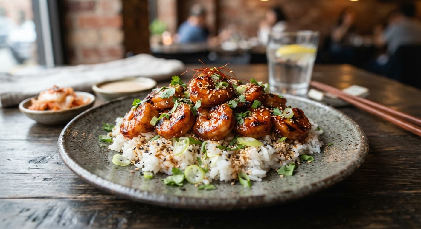 Gochujang Glazed Shrimp