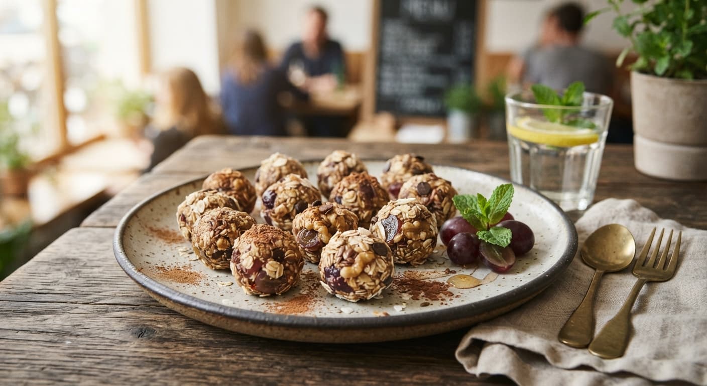 Grape and Oat Energy Bites