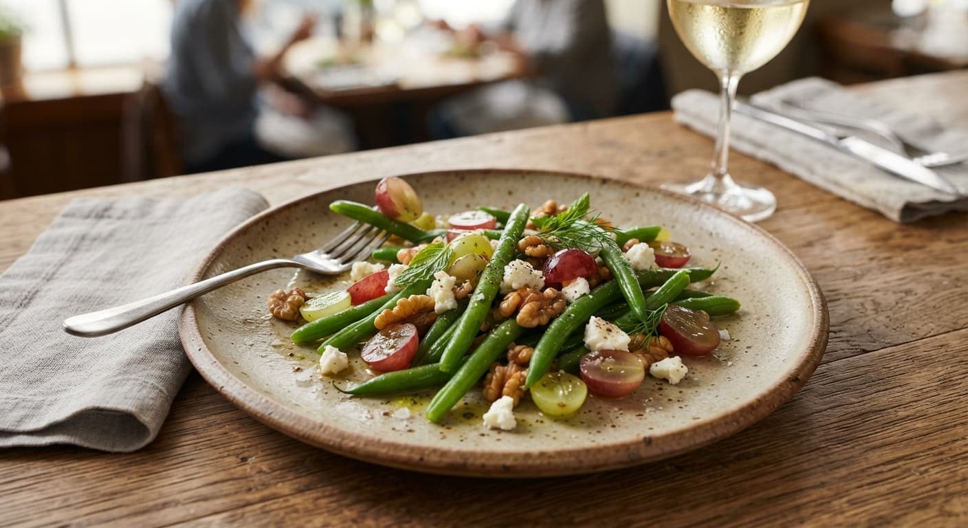 Grape & Green Bean Snack Plate