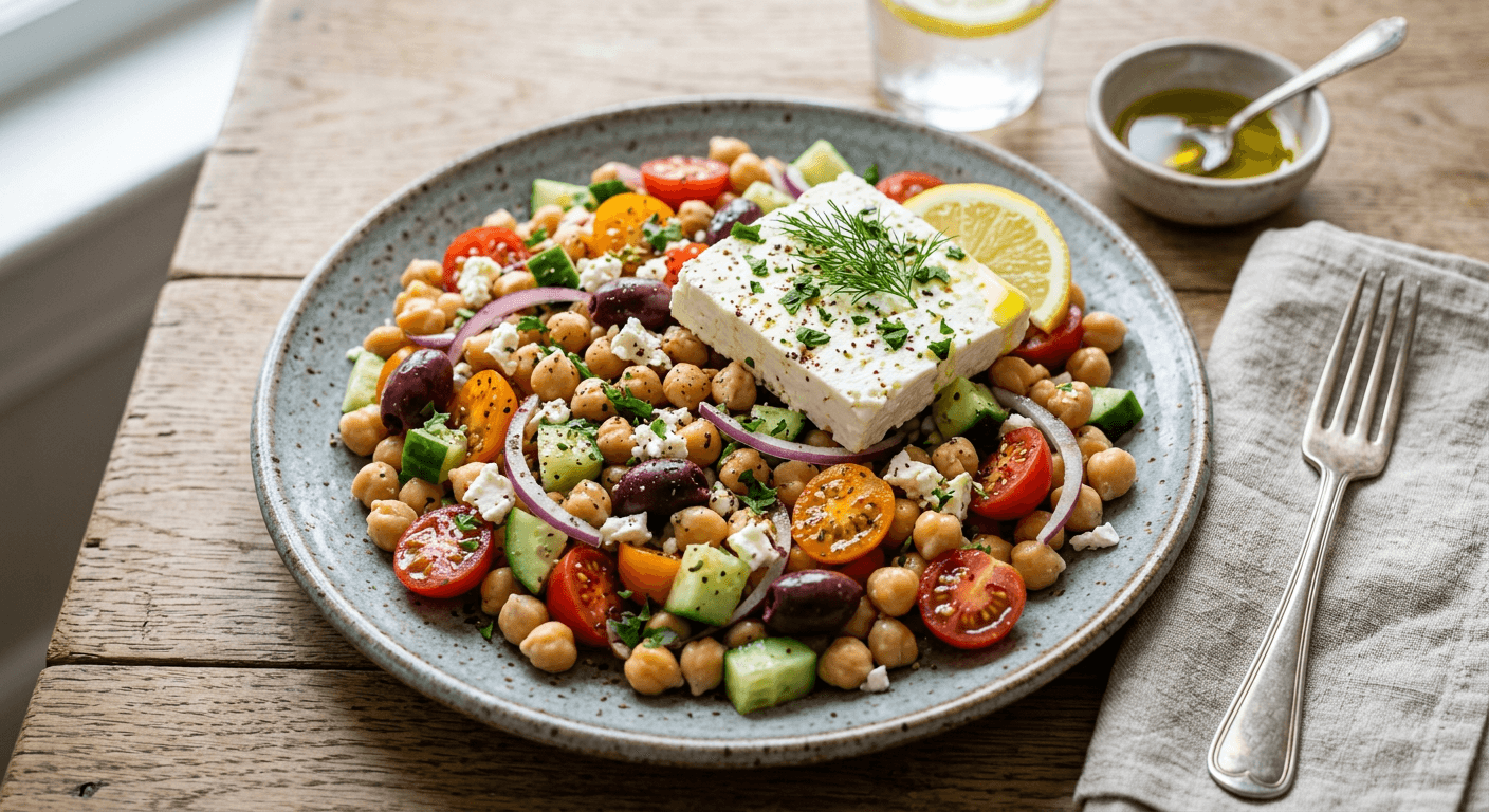 Greek Chickpea Salad