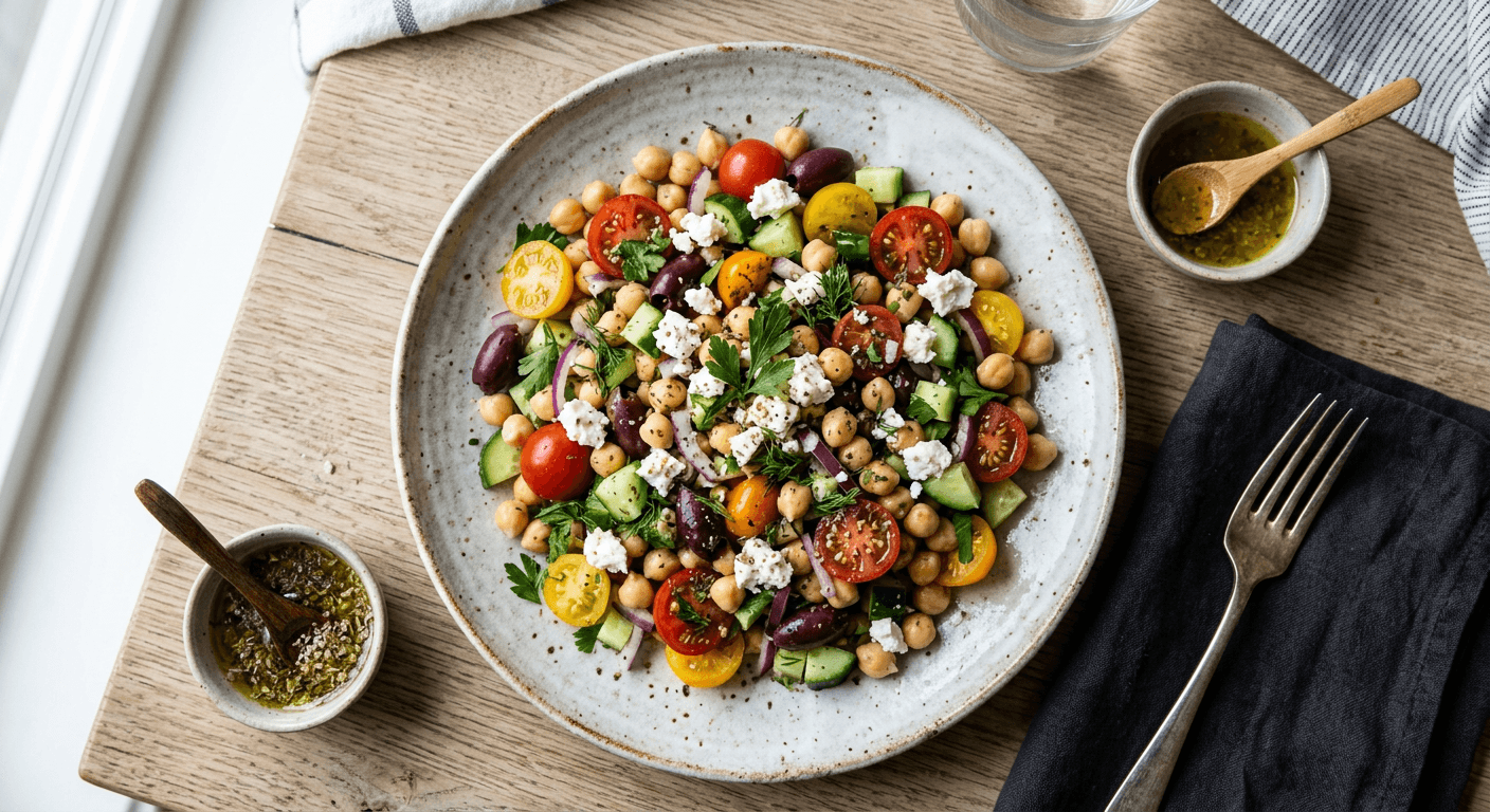 Greek Chickpea Salad