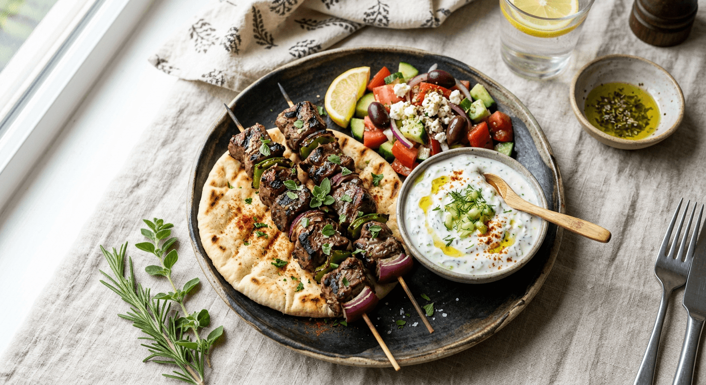 Greek Lamb Souvlaki
