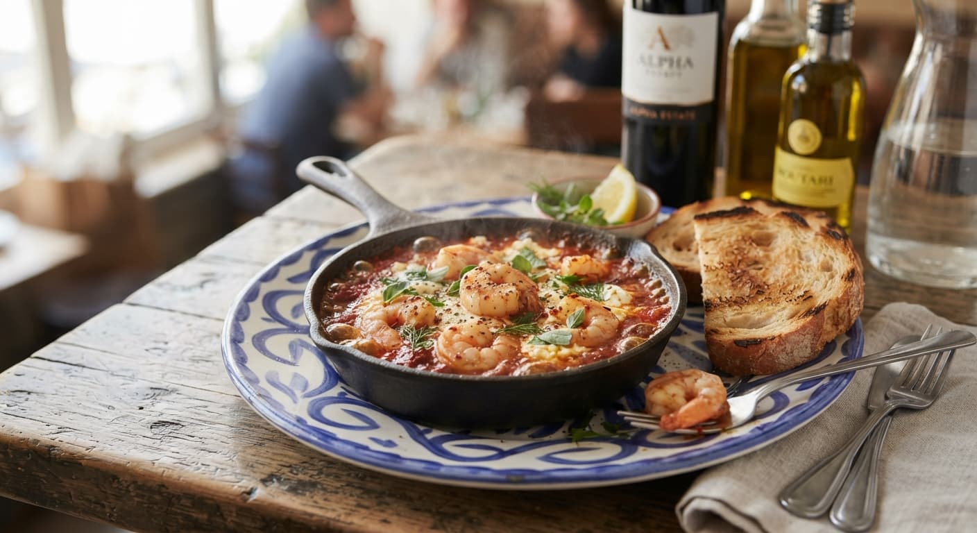 Greek Shrimp Saganaki