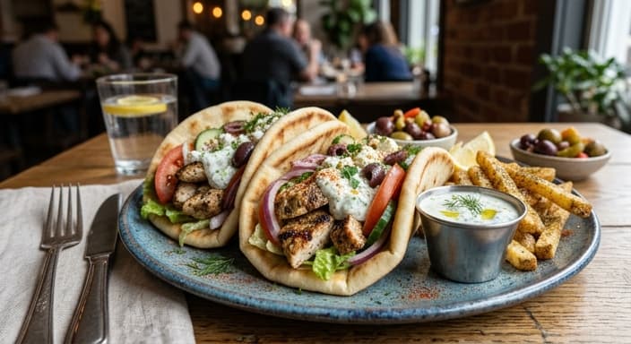 Greek Yogurt Chicken Gyros