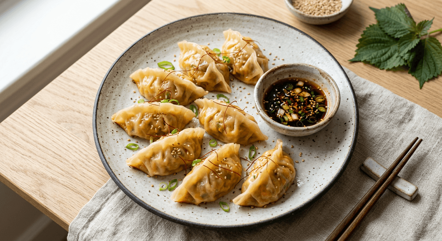 Green Papaya Kimchi Mandu