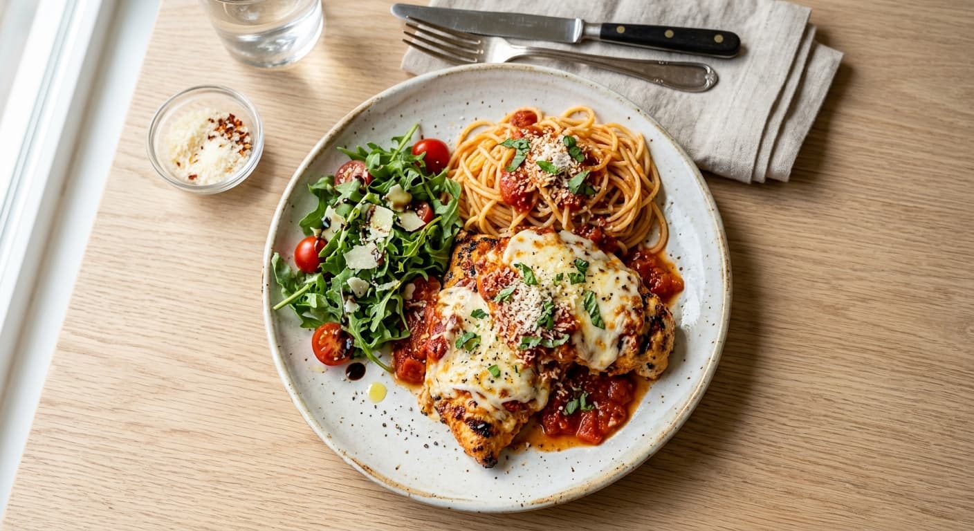 Grilled Chicken Parmesan