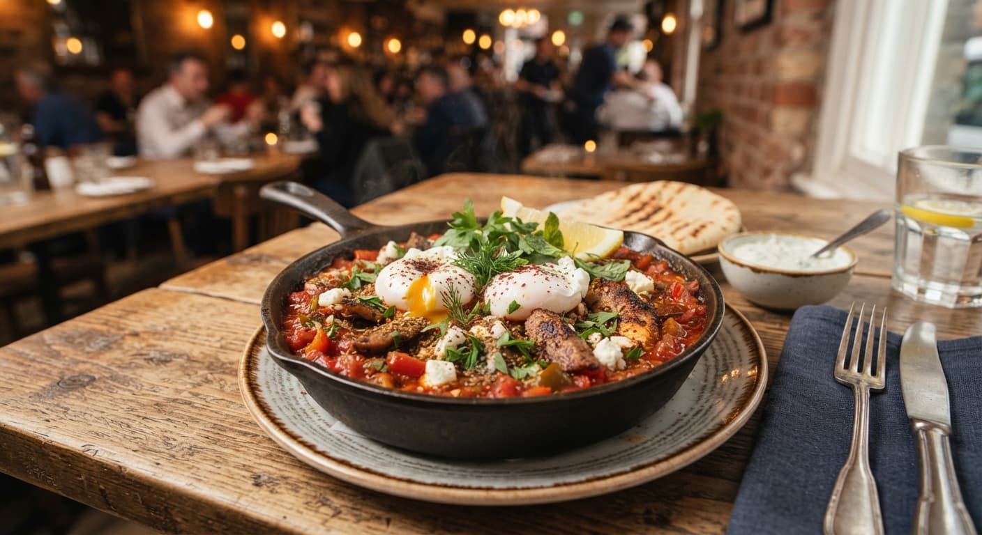 Gyros-Spiced Shakshuka