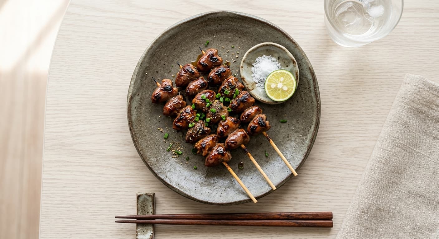 Hatsu (Chicken Heart Skewers)