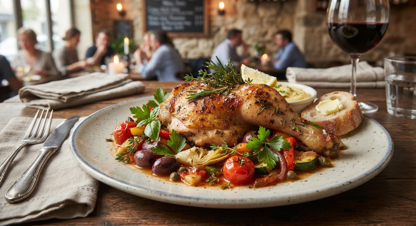 Herb‑Infused Chicken Provencal
