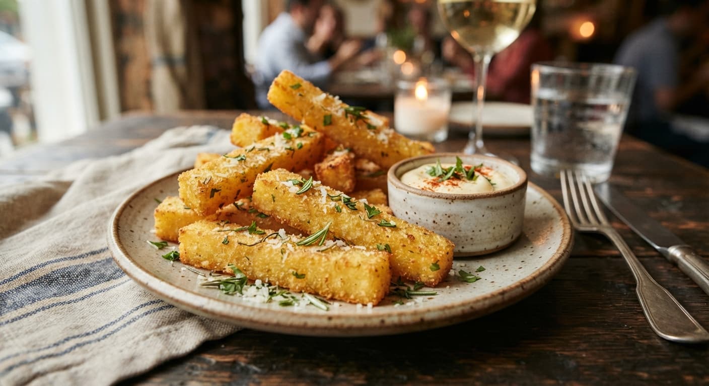 Herbed Polenta Fries