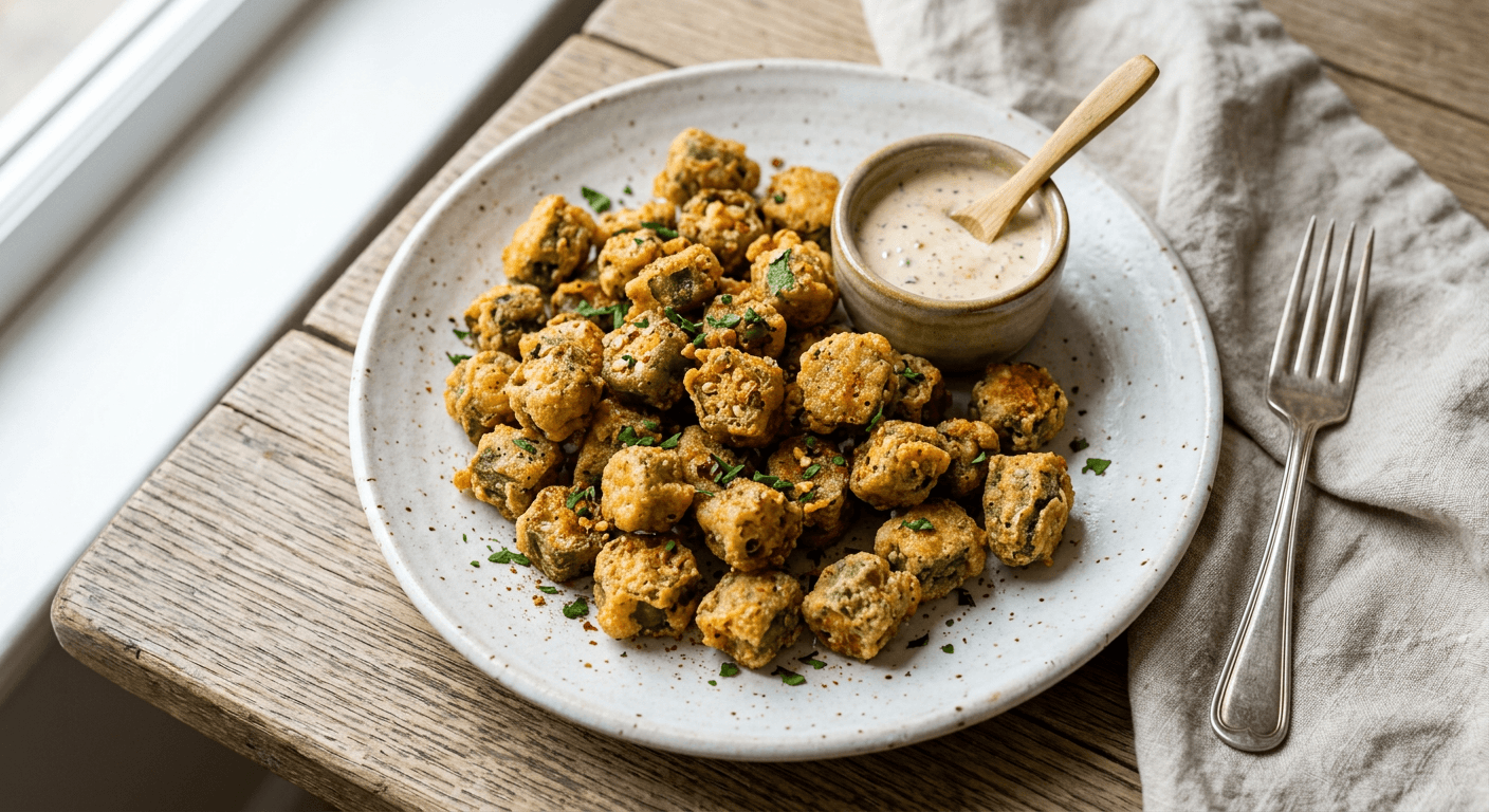 Hickory Smoked Fried Okra