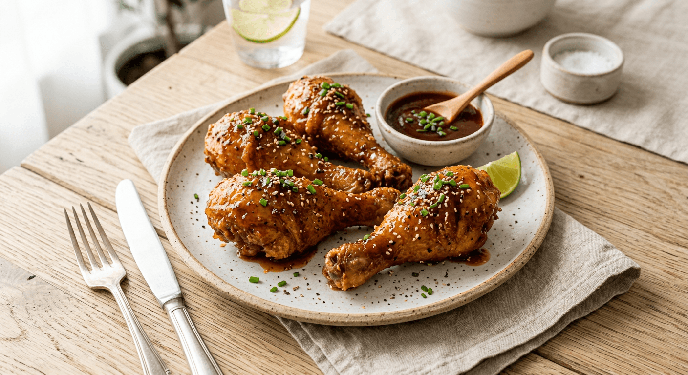 Honey BBQ Fried Drumsticks