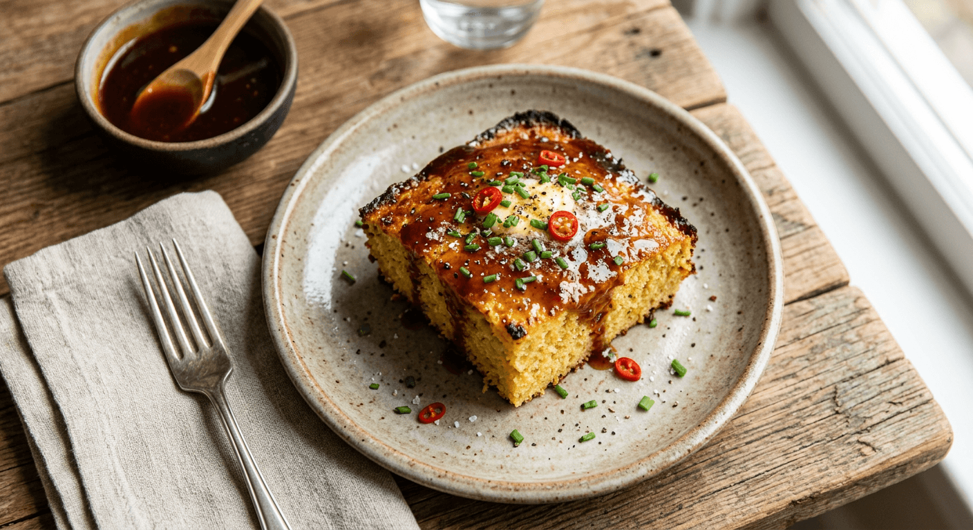 Honey Butter BBQ Cornbread
