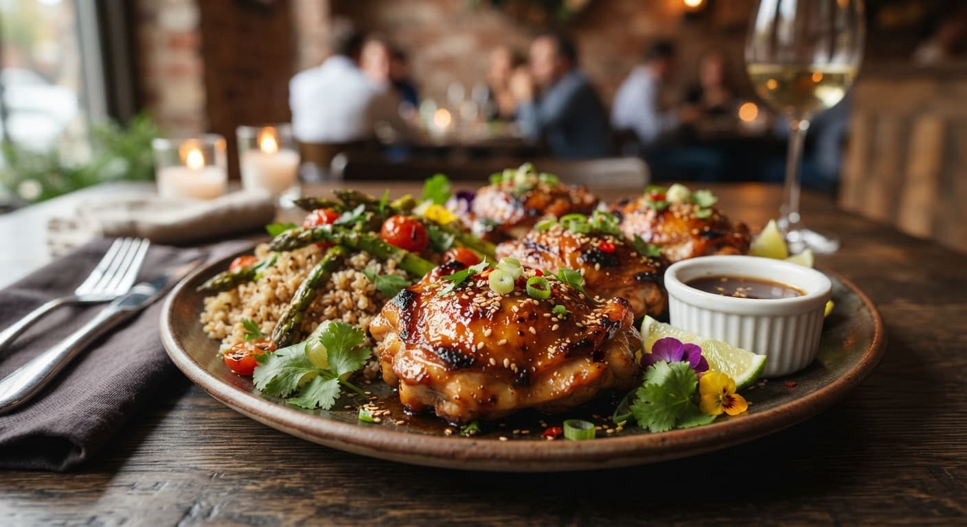 Honey Garlic Chicken Thighs