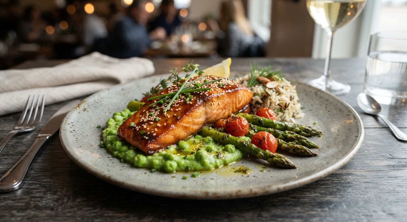Honey‑Glazed Salmon