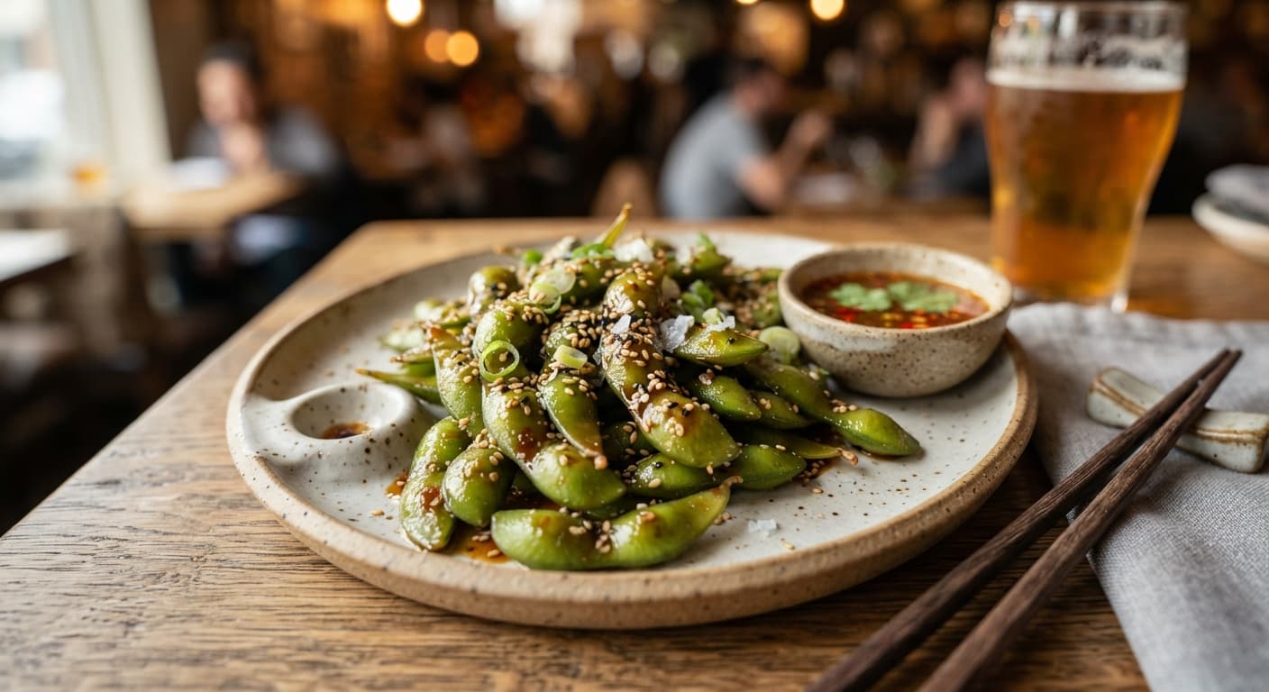 Honey‑Soy Glazed Edamame
