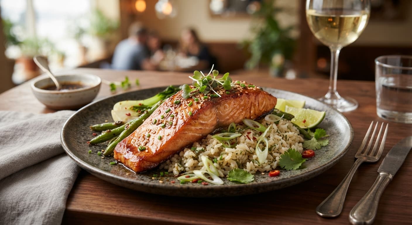Honey Soy Glazed Salmon