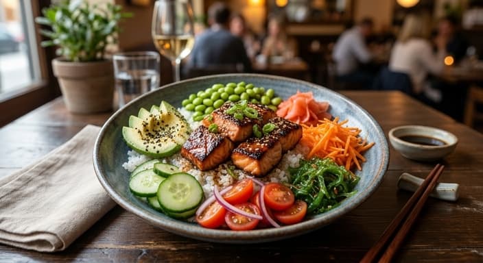 Honey Soy Salmon Bowl
