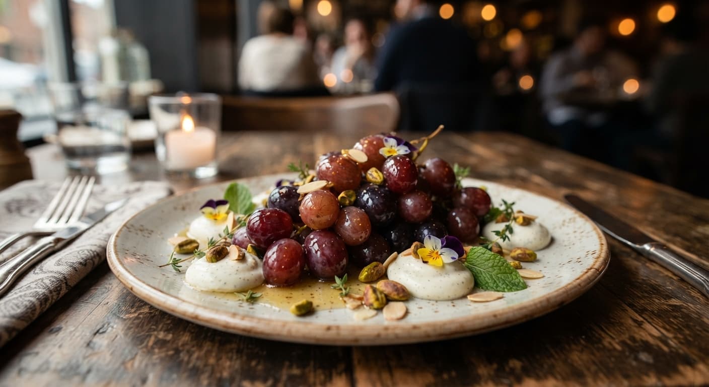 Honey Vanilla Grapes