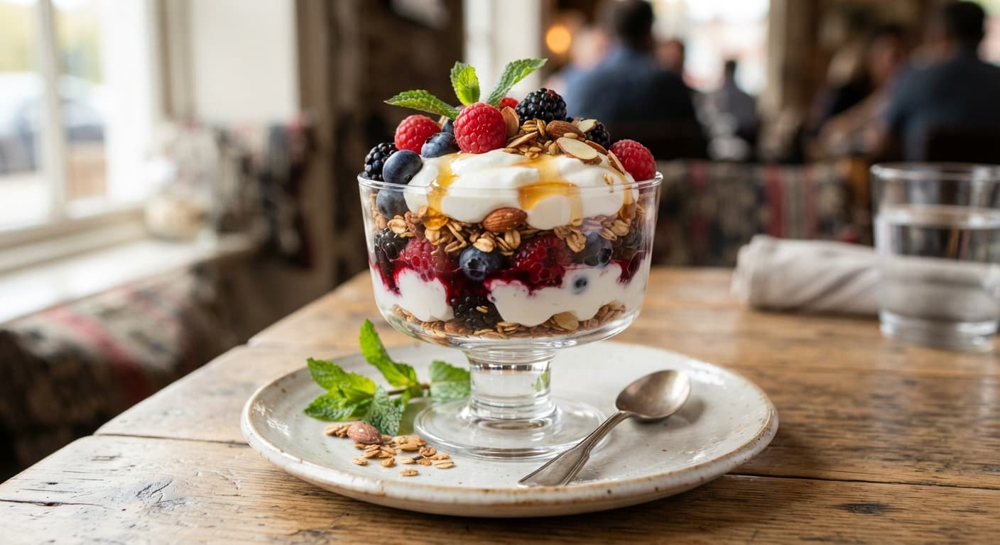Honey Yogurt Berry Parfait