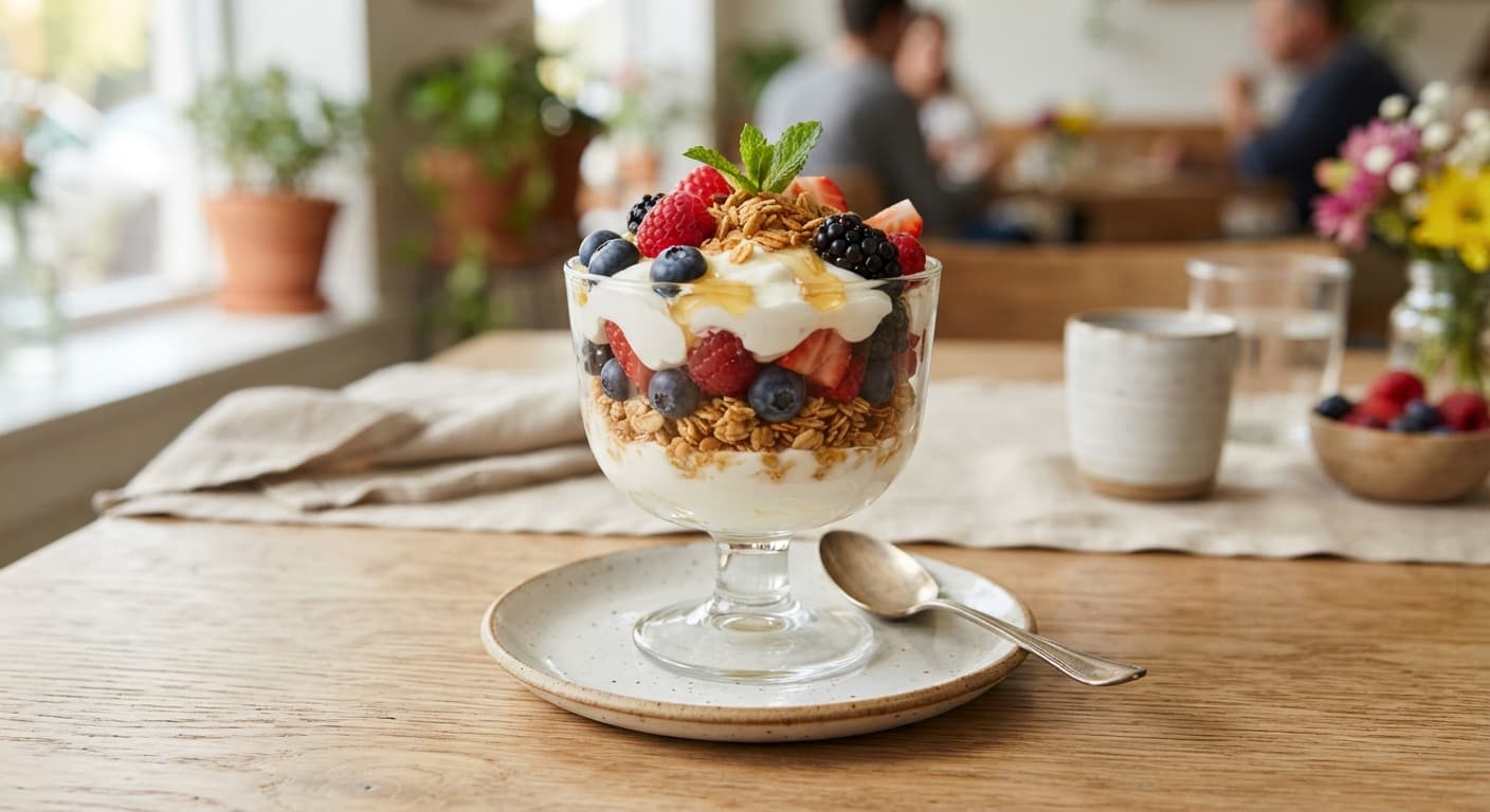 Honey Yogurt Fruit Parfait