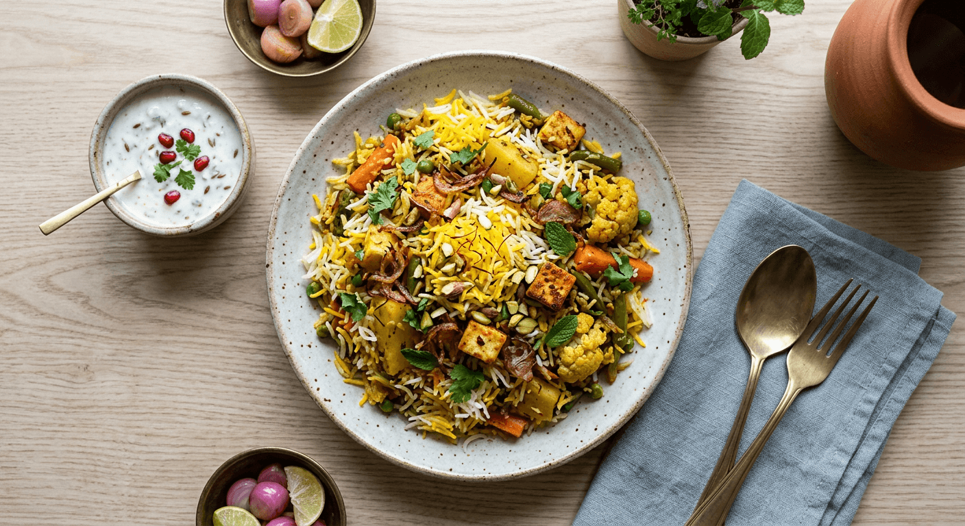 Hyderabadi Dum Veg Biryani
