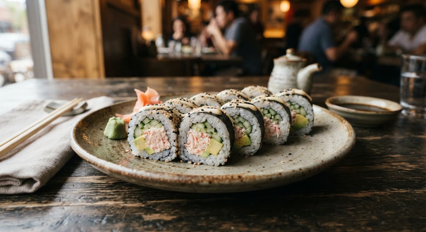 Imitation Crab California Rolls