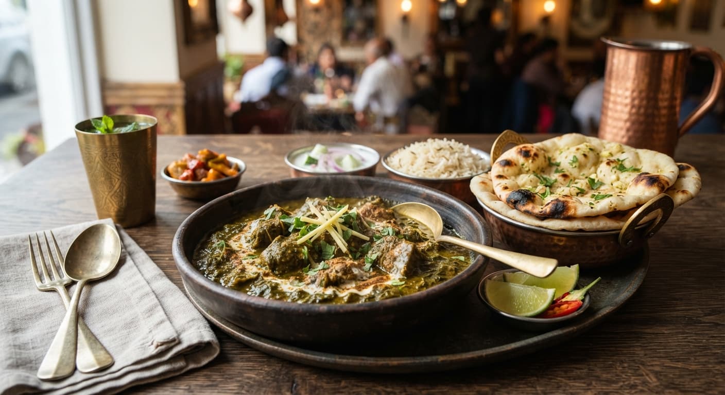 Indian Lamb Curry with Spinach
