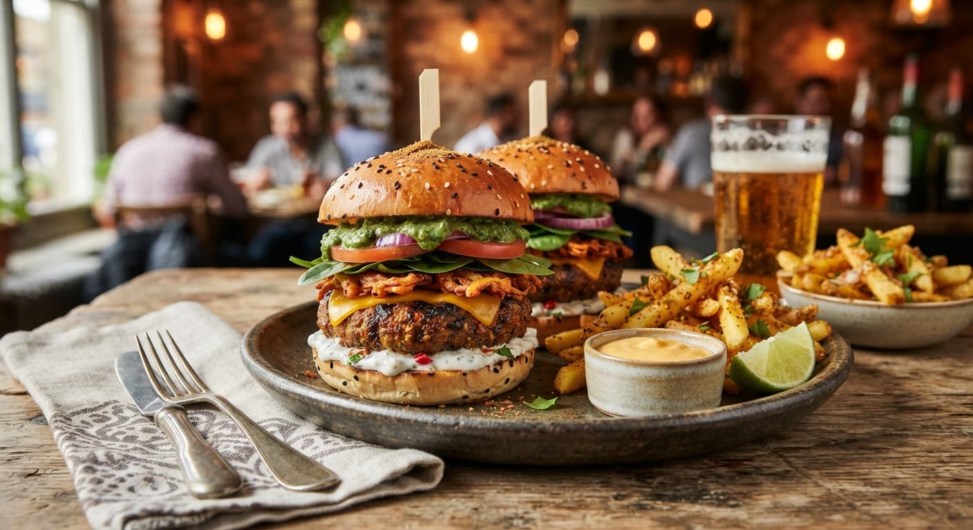 Indian-Spiced Beef Burgers