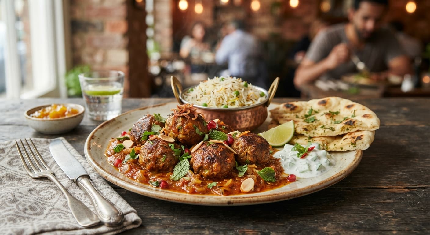 Indian‑Spiced Lamb Meatballs