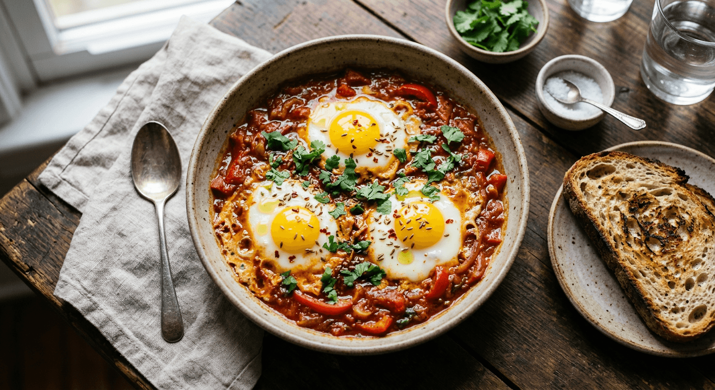 Indian-Spiced Masala Shakshuka