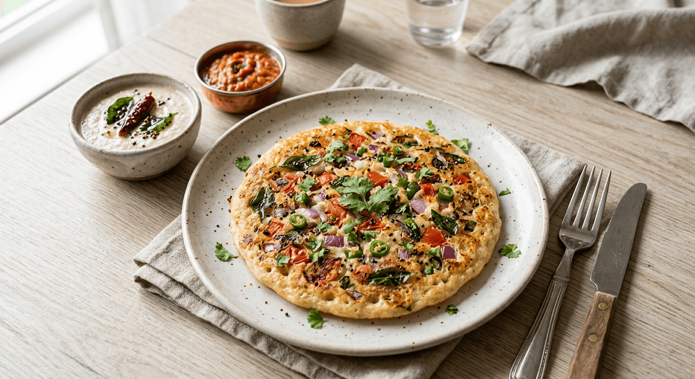 Instant Rava Uttapam