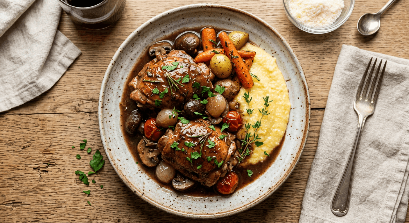 Italian-Inspired Pollo al Vino