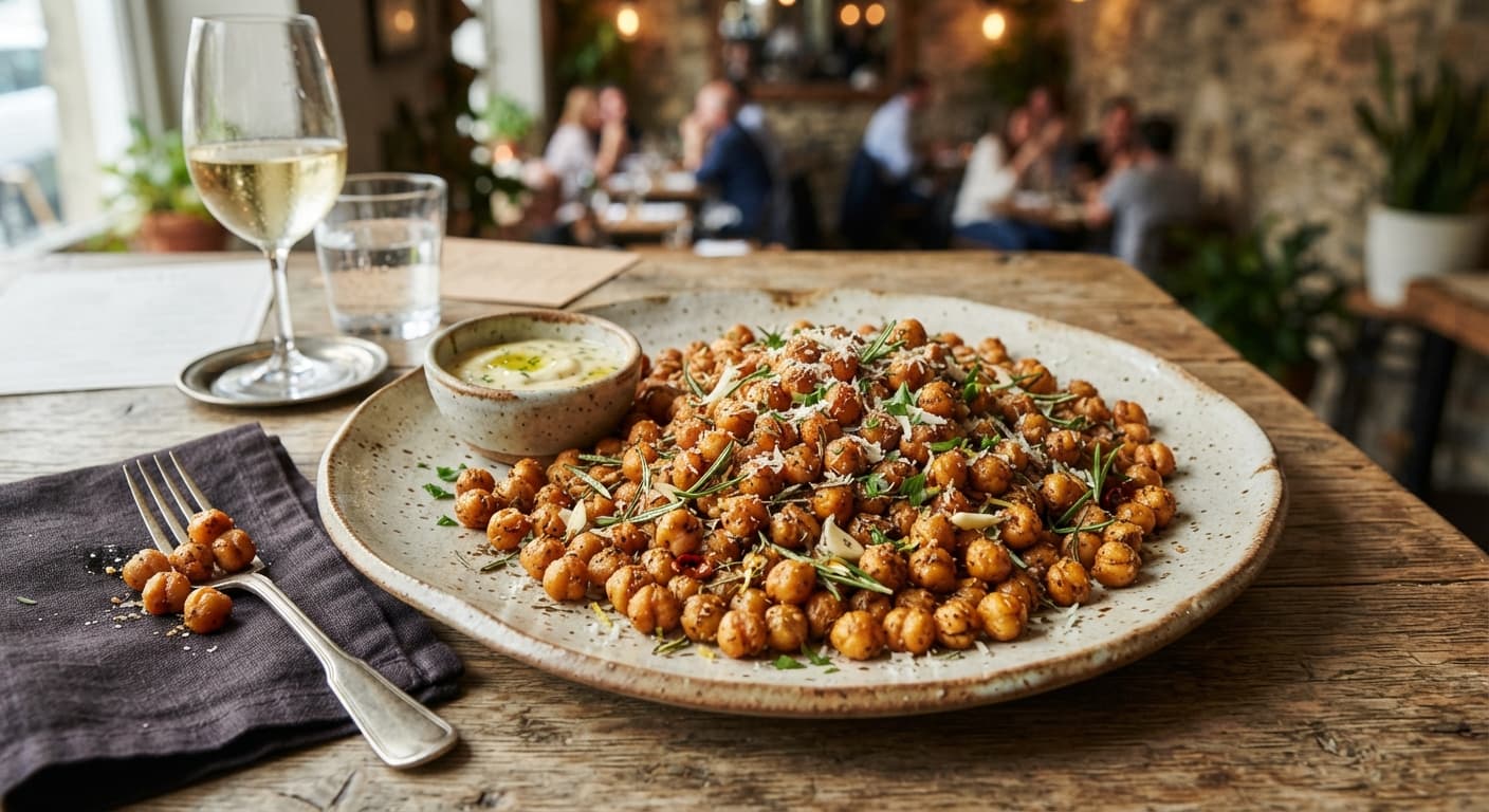 Italian Roasted Chickpea Snack