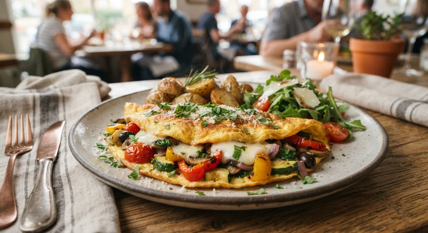 Italian-Style Veggie Omelette