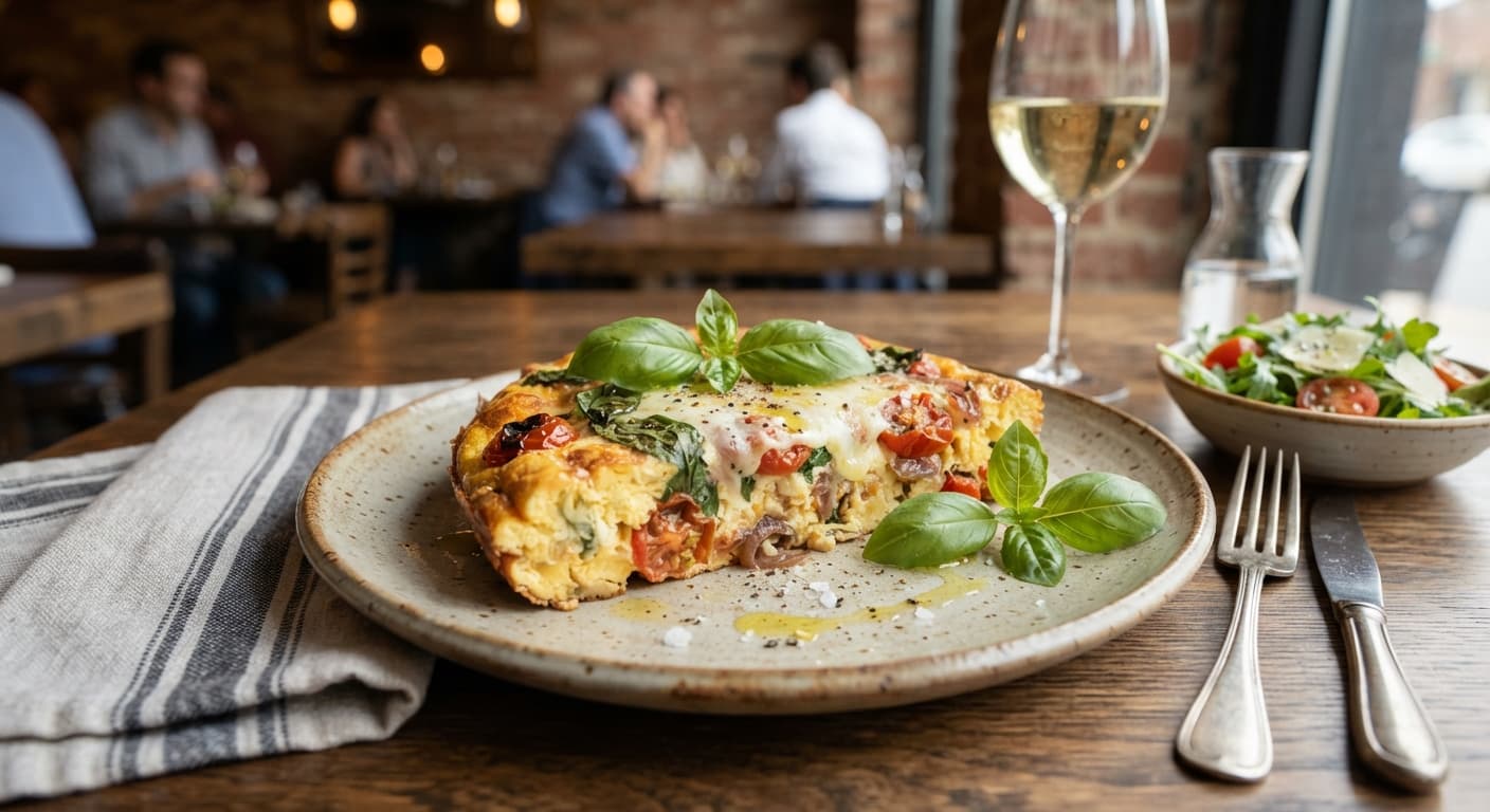 Italian Tomato Basil Frittata