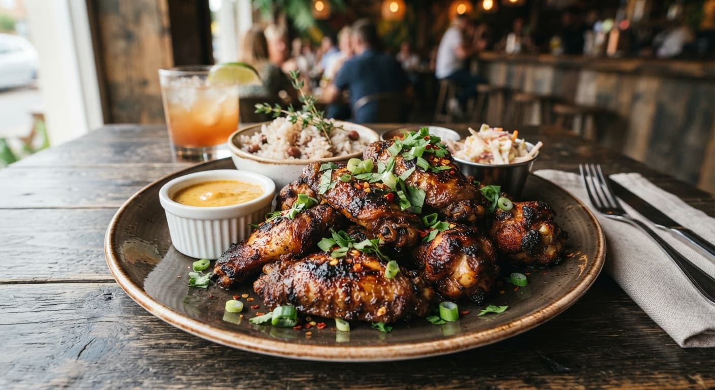 Jamaican Jerk Smoked Wings