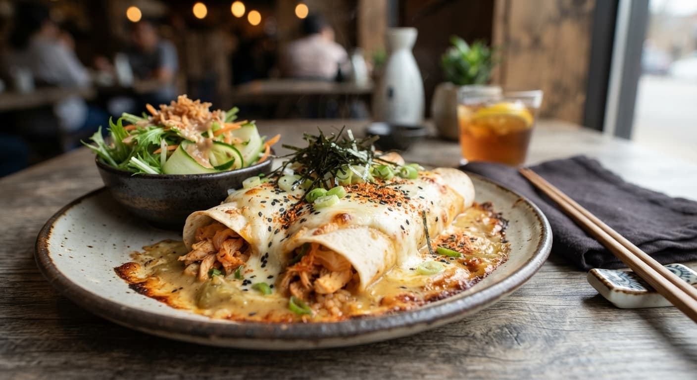 Japanese-Style Enchilada Bake