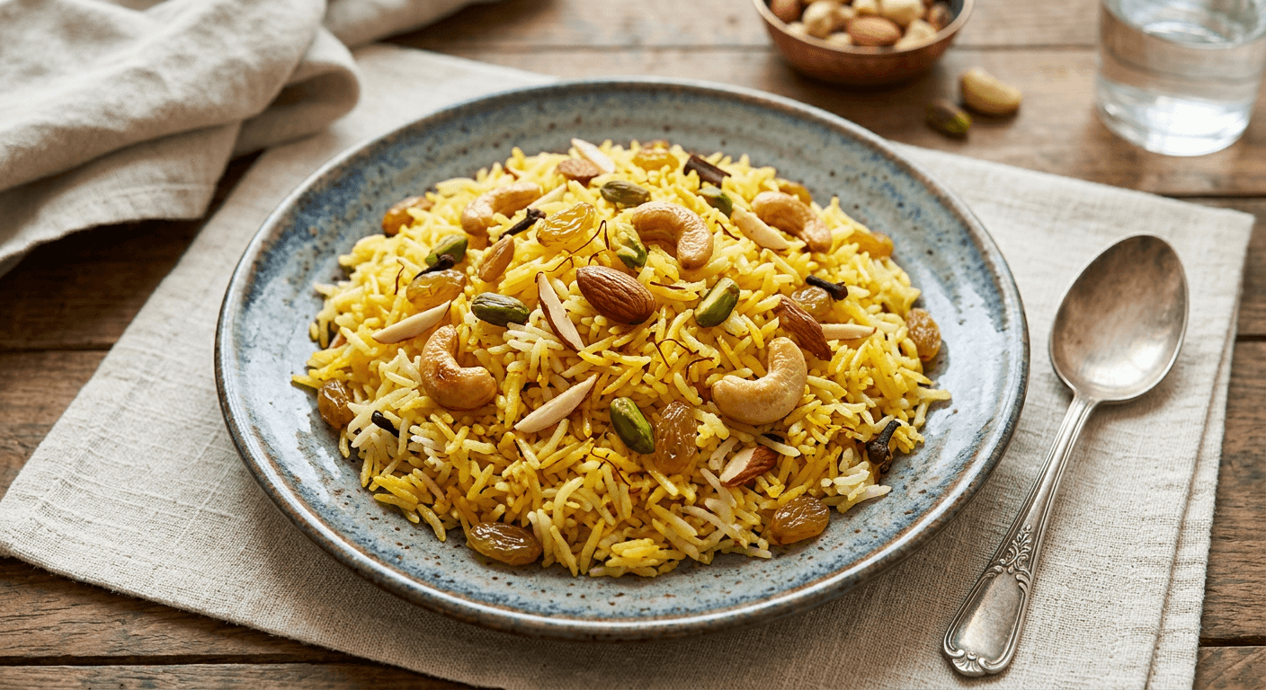 Kashmiri Meetha Pulao