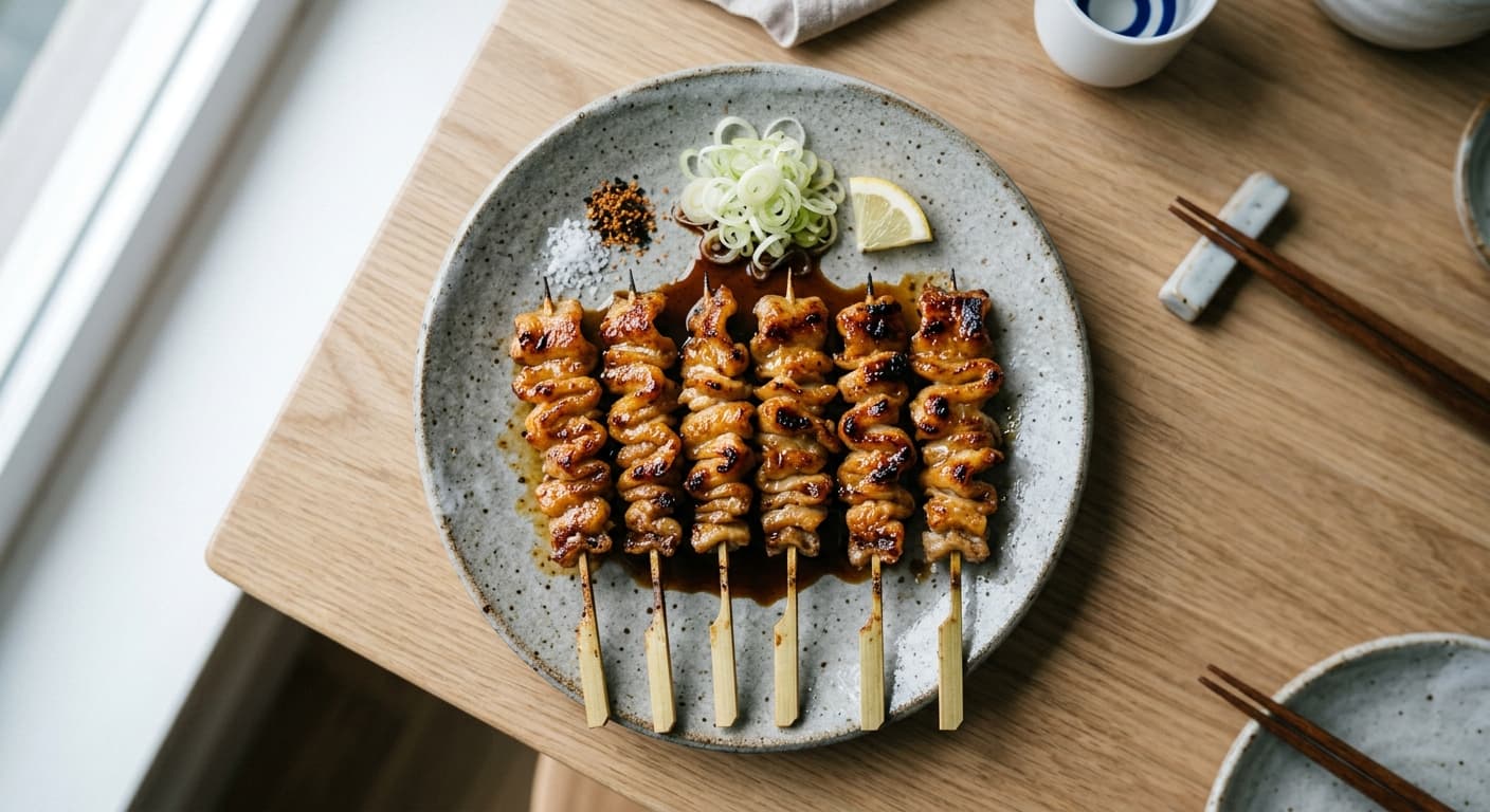 Kawa Yakitori (Chicken Skin)
