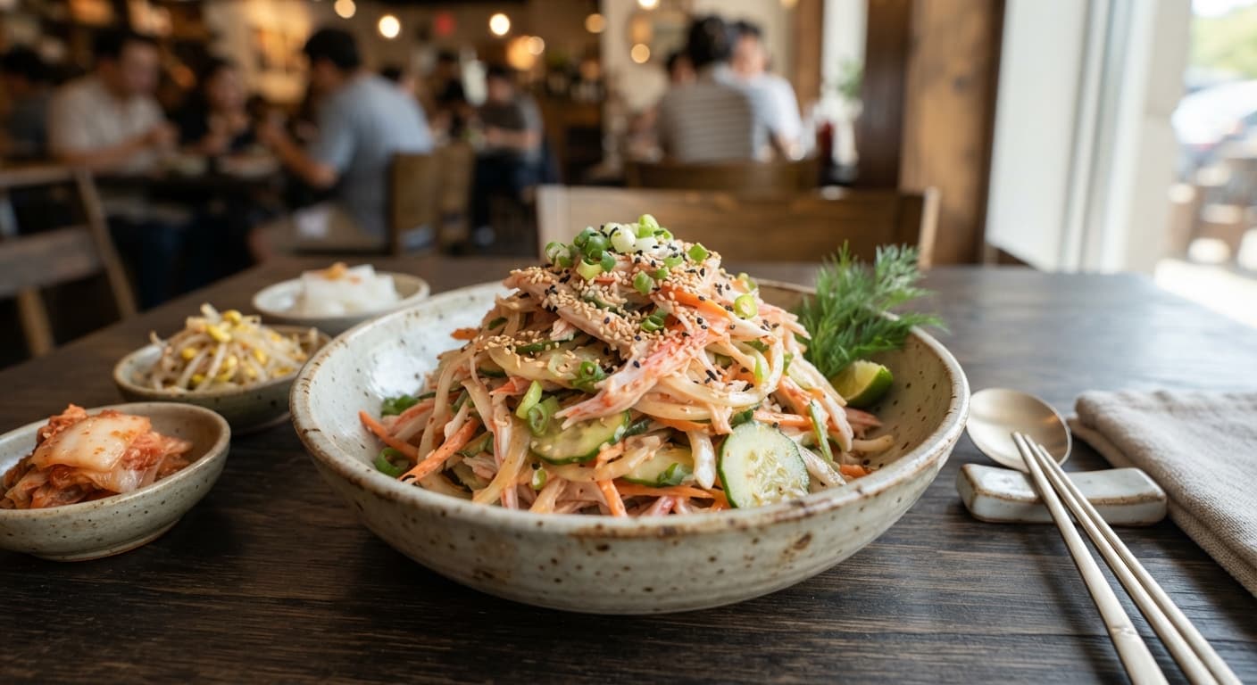 Korean Imitation Crab Salad