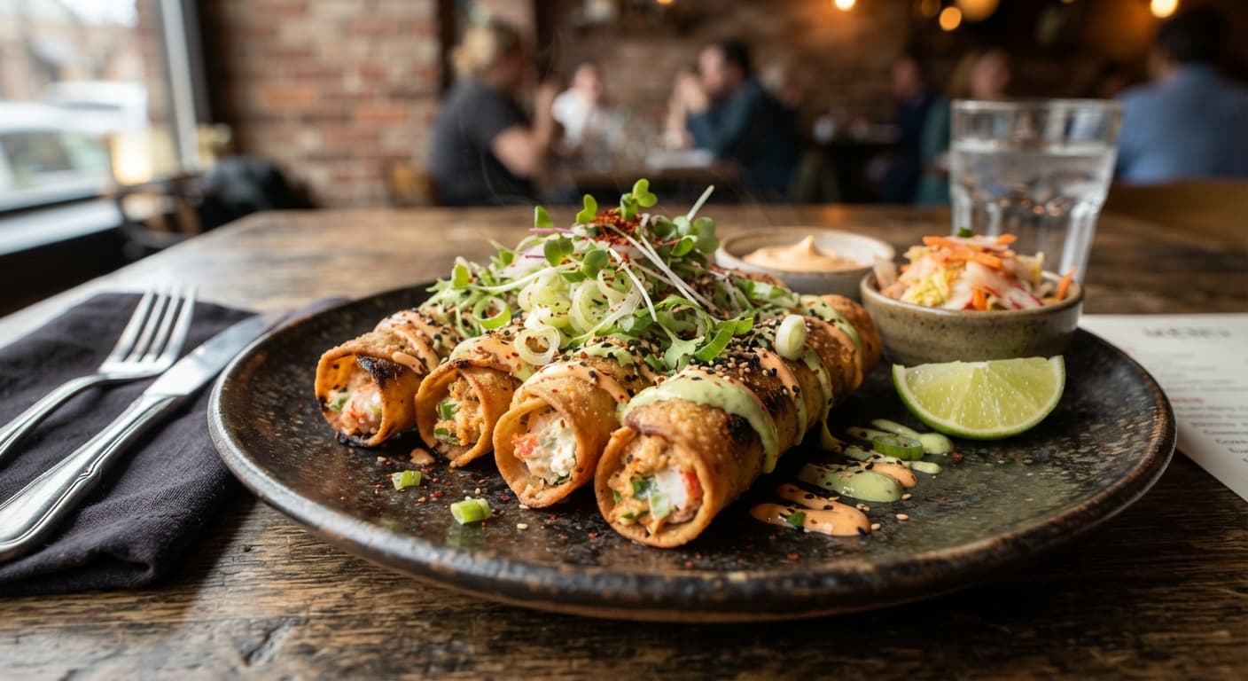 Korean Imitation Crab Taquitos