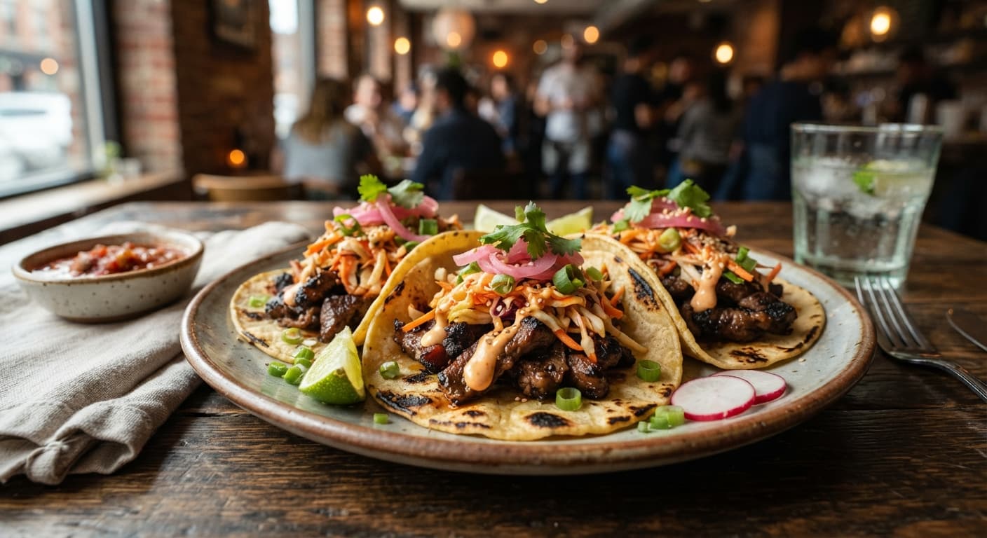 Korean-Mexican Bulgogi Tacos