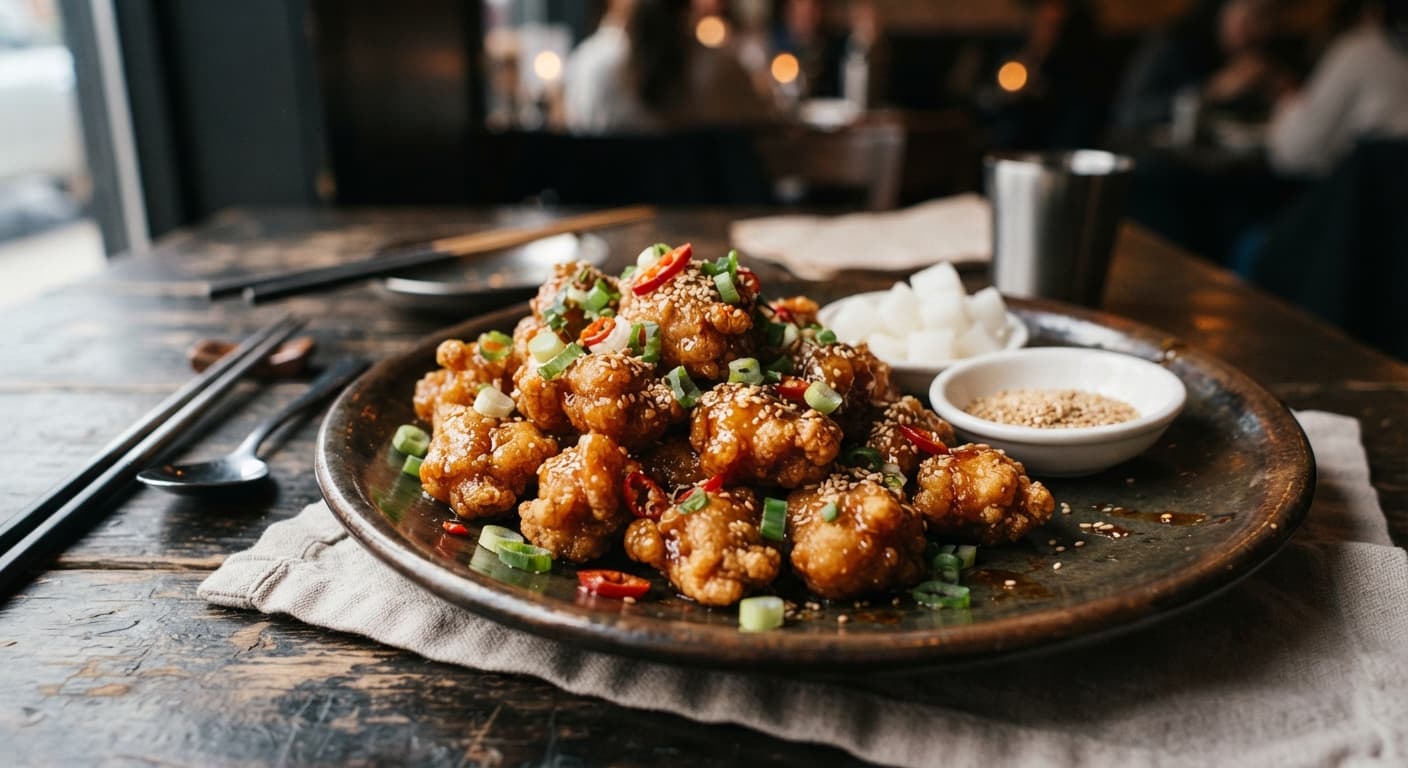 Korean Soy Garlic Chicken Bites