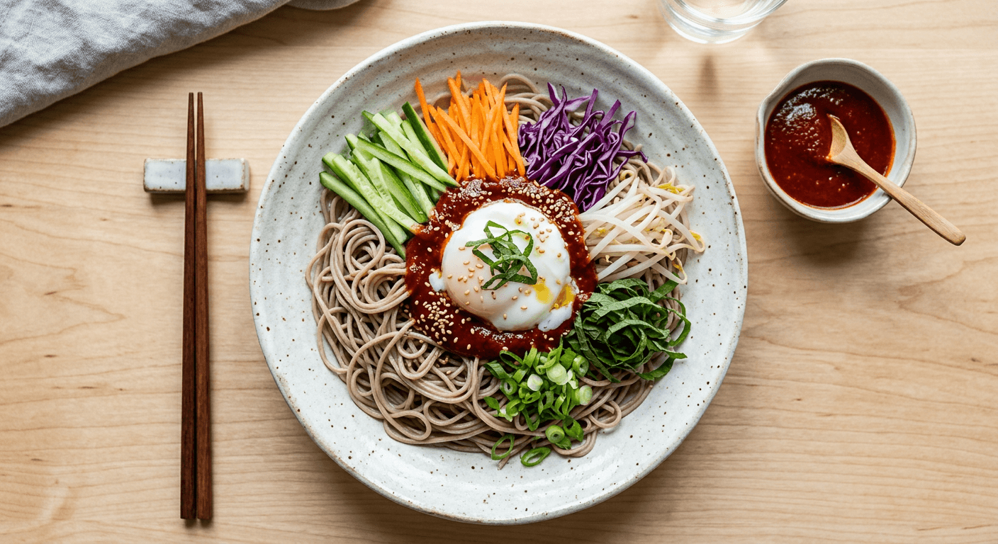 Korean-Style Bibim Soba
