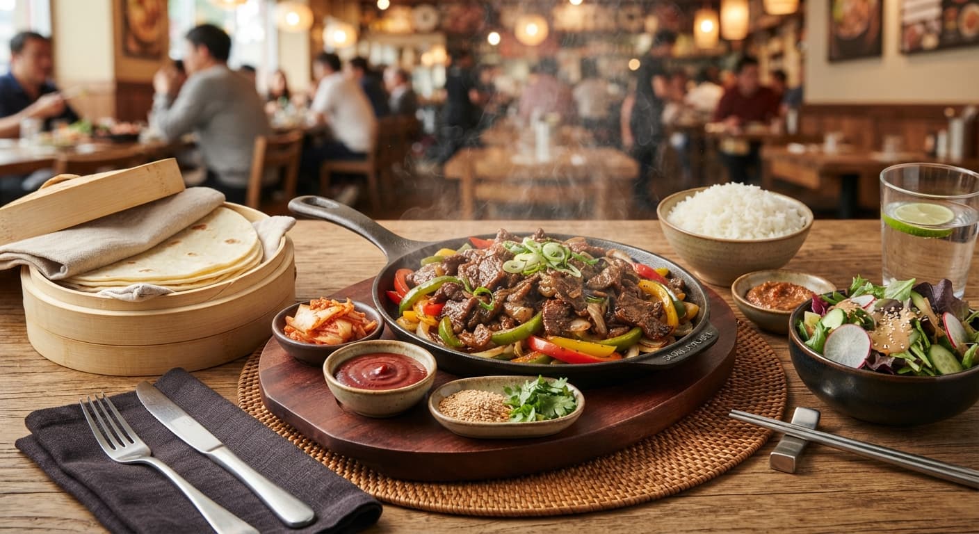 Korean‑Style Bulgogi Fajita