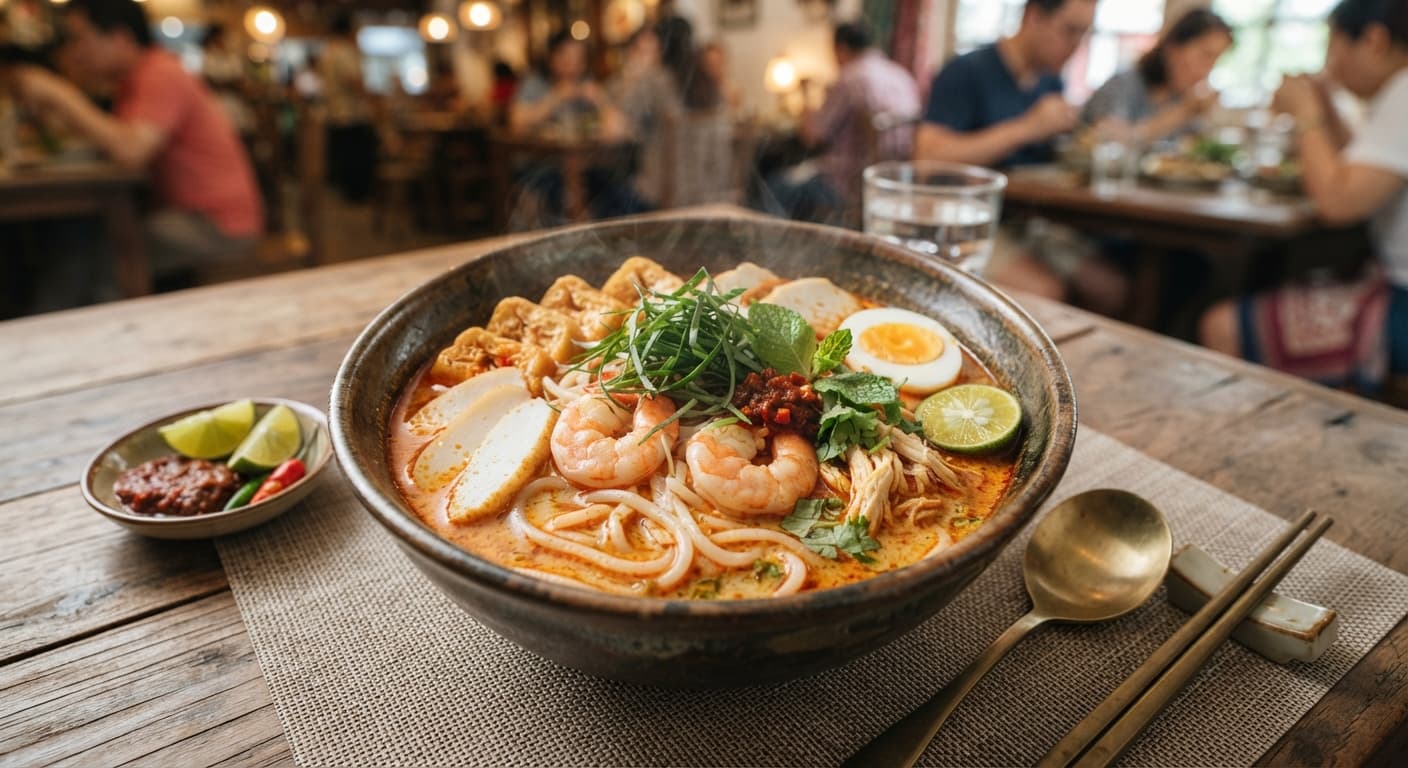 Laksa with Fresh Curry Paste